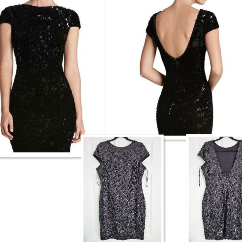 Dress the Population Women's Sequin Marcella Sequi